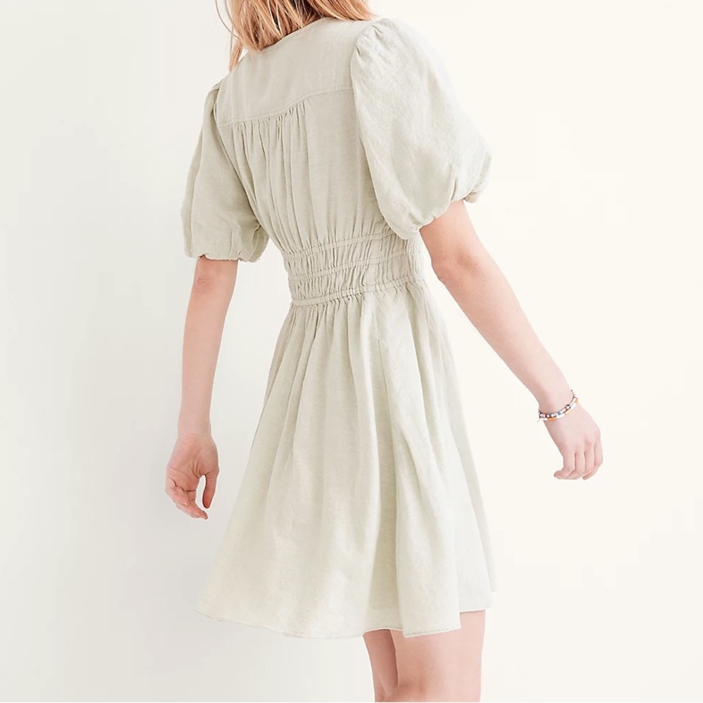 Madewell Puff Sleeve Dress - Picture 2 of 5